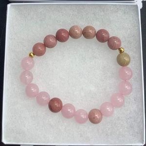 🍓 Strawberry Quartz Gemstone Bracelet 🍓